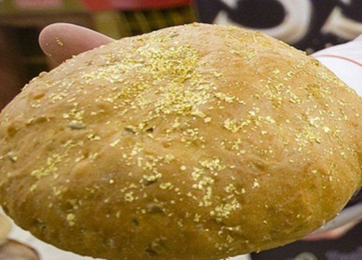 Хлеб с золотом