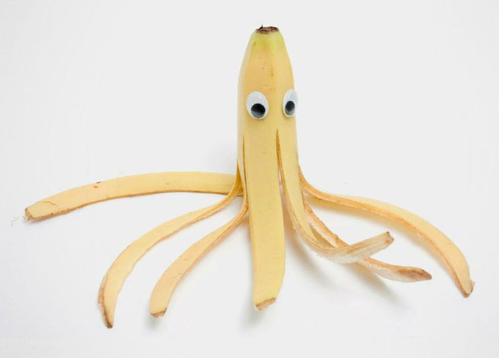 Осьминог из банана