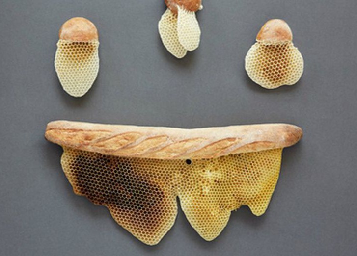 Скульптуры из хлеба и медовых сот