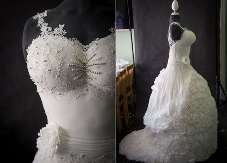 Cъедобное свадебное платье