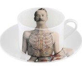 Кофейная чашка с блюдцем Anatomica