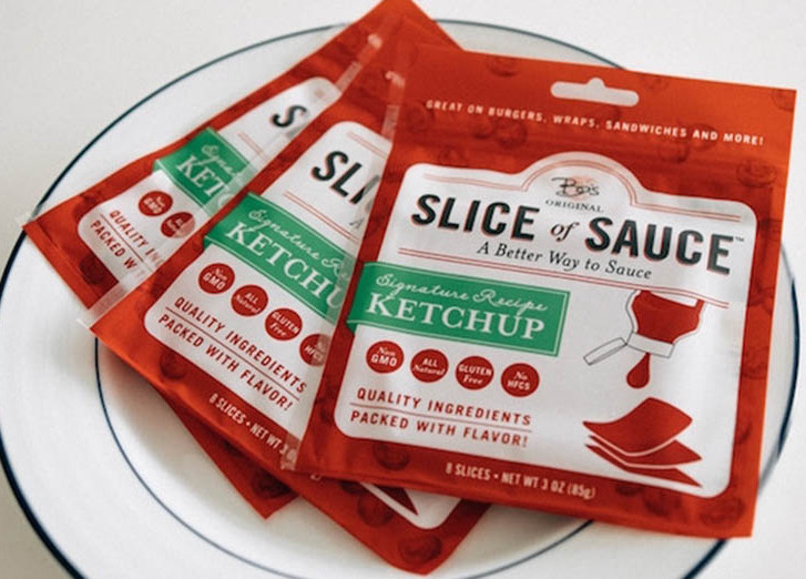Листы кетчупа Slice of Sauce