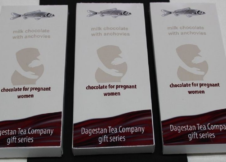 Шоколад с анчоусами для беременных