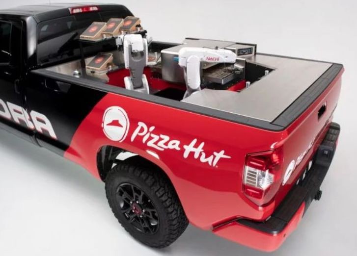 Машина-робот для пиццы
