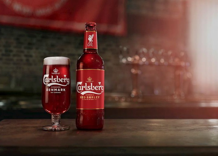красное пиво Carlsberg