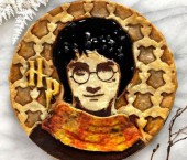 пирог с изображением Гарри Поттера