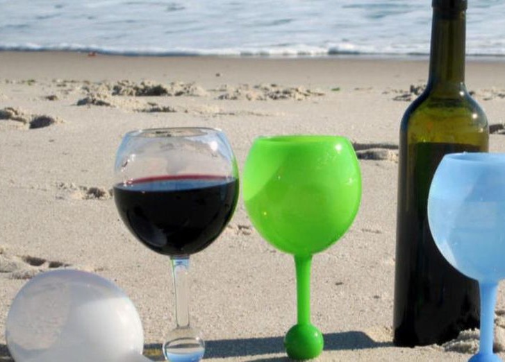 бокалы Beach Glass