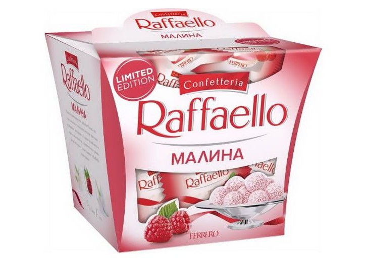 конфеты Raffaello с малиной