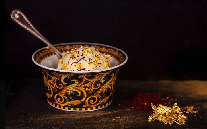 мороженое из 23-каратного золота
