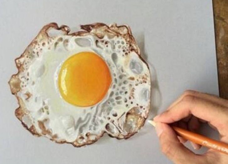 нарисованное яйцо