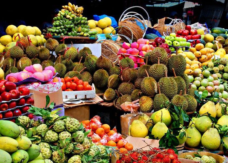 Фруктовый рынок в Таиланде