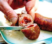 Сосиски со сладкой начинкой
