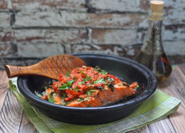 Рыба с томатами по-каталонски