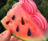 Десерт из арбуза