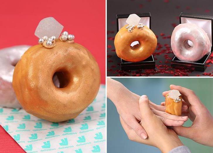 Обручальные кольца из пончиков