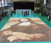 «Мона Лиза» из крекеров