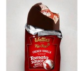 мороженое с томатным соусом