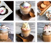 фигуры из кофейной пены