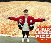 самая большая пицца в мире