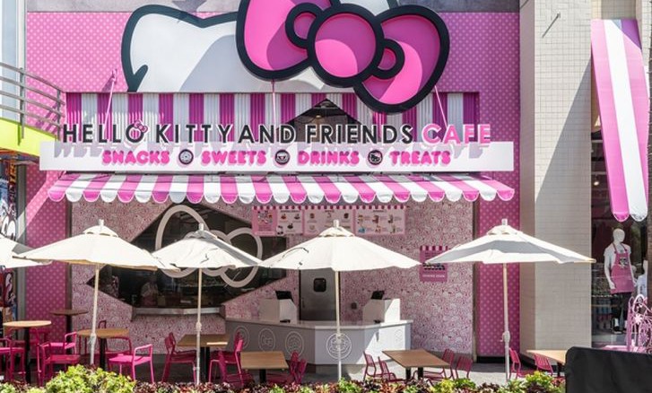 В Лос-Анджелесе открылось кафе Hello Kitty