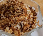 мороженое с жареной курицей