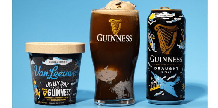 мороженое с пивом Guinness
