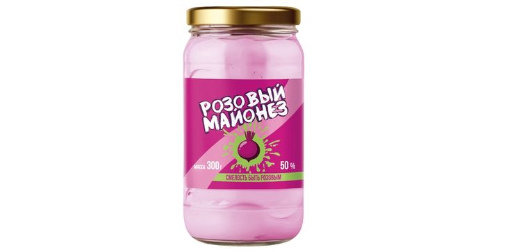 розовый майонез