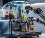 робот-бармен с ИИ