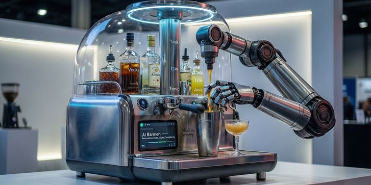 робот-бармен с ИИ